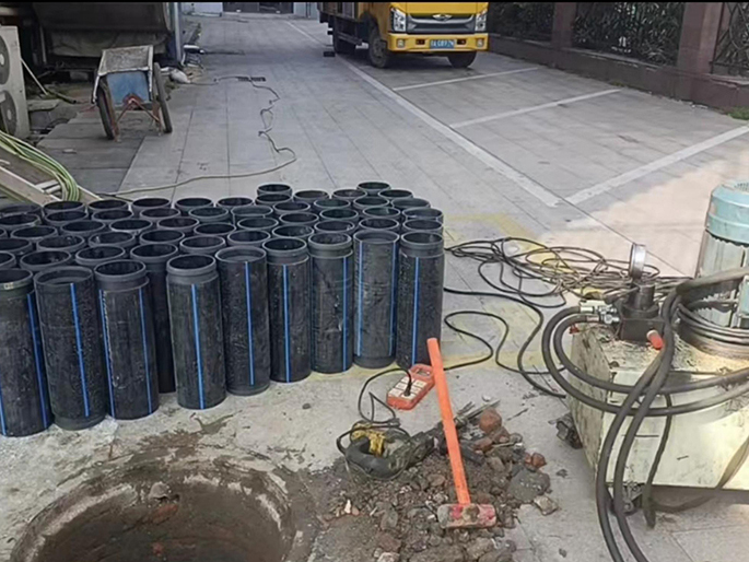 吴中PE置换管厂家 DN315置换管 非开挖管短管置换